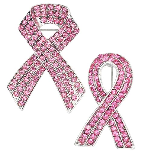 TOPPERFUN 2Stücke Brosche Frauen Brustkrebsbewusstsein Pin Dekorative Anstecknadel für Krebsbewusstseins Events Langlebig Elegant im Banddesign TOPPERFUN 2Stücke Brosche Frauen Brustkrebsbewusstsein Pin Dekorative Anstecknadel für Krebsbewusstseins Events Langlebig Elegant im Banddesign von TOPPERFUN