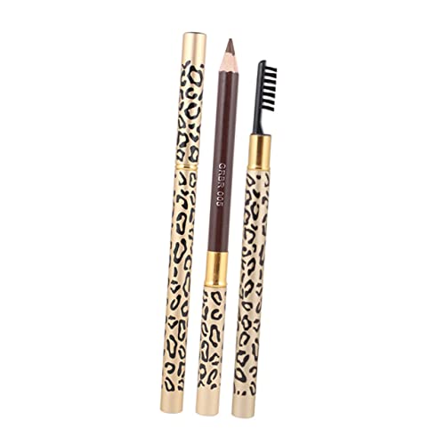 TOPPERFUN 2Stücke Leopard Design Augenbrauenstift mit Bürste Langanhaltendes Make Up für Natürliche Augenbrauen Professionelle Anwendung Einfach zu Handhaben und Tragbar TOPPERFUN 2Stücke Leopard Design Augenbrauenstift mit Bürste Langanhaltendes Make Up für Natürliche Augenbrauen Professionelle Anwendung Einfach zu Handhaben und Tragbar von TOPPERFUN