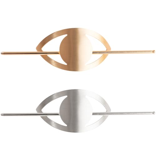 TOPPERFUN 2stücke Teiliges Haarnadeln Aus Metall Mit Perlen Elegante Haarklammern Für Damen Zubehör Für Hochsteckfrisuren Und Lange Haare Haaraccessoires Für Mädchen Und Frauen von TOPPERFUN