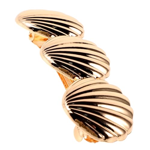 TOPPERFUN 2 Stück Muschel Haarspangen für Frauen Dekorative Haarschmuck Clips Stylisch und Langlebig für Strand und Hochzeitsfrisuren Kawaii Sommeraccessoires von TOPPERFUN