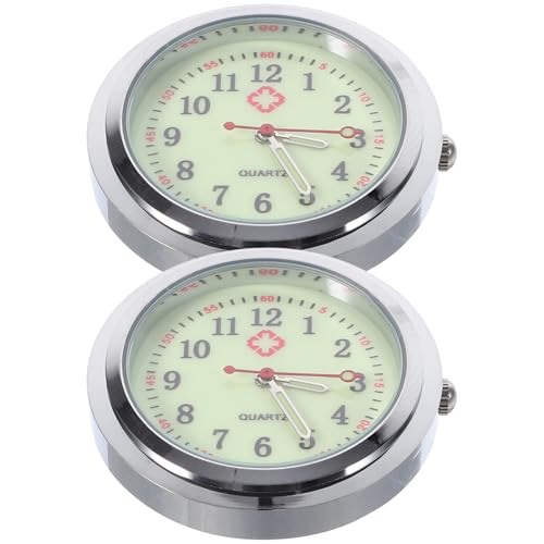 TOPPERFUN 2stücke Quarz Taschenuhr Für Krankenschwester Uhren Zubehör Aus Hochwertigem Glas Für Manuelle Bastelarbeiten von TOPPERFUN