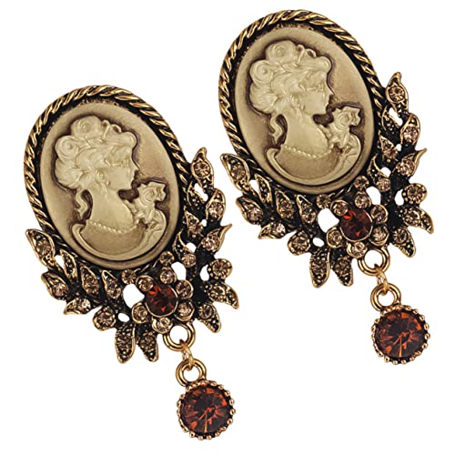 TOPPERFUN 2stücke Elegante Retro Brosche Hochwertige Legierung Elektroplatiert Für Damen Und Mädchen Zum Dekorieren Von Kleidung Taschen Schals Für Besondere Anlässe von TOPPERFUN