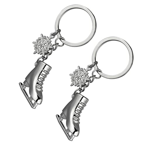 TOPPERFUN 2st Schuh Schlüssel Anhänger Schlittschuh-schlüsselanhänger Schlüsselanhänger Zum Eislaufen Schlüsselanhänger Aus Metall Eiskunstlauf Zinklegierung Zubehör Roller Skates Student von TOPPERFUN