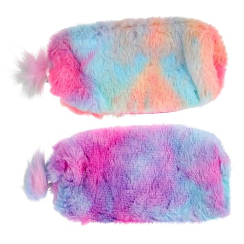 TOPPERFUN 2pcs Bleistift Tasche Stift Box Organizer Schreibwaren Tasche Mädchen Geburtstag Präsentiert Bleistift Fall Schreibwaren Tasche von TOPPERFUN