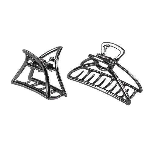 TOPPERFUN 2stücke Stilvolle Hohlkieferklammer Haarspangen Aus Legierung Haarklammer Haarschmuck Griff Für Frauen Mädchen Hochzeit Geburtstag von TOPPERFUN