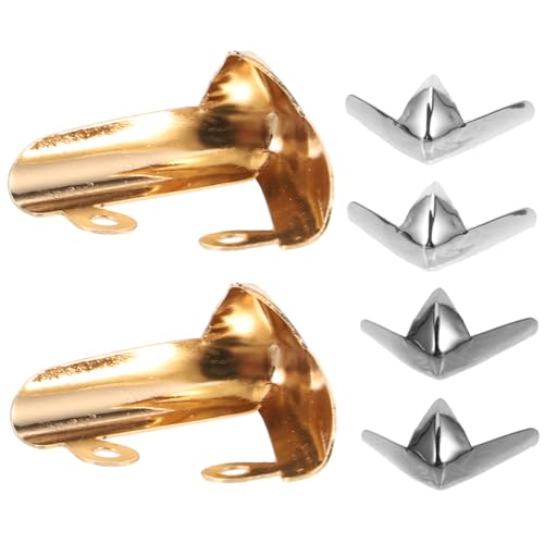 TOPPERFUN 3 Paare Hochwertige Schuhspitzenabdeckungen für Damen Metallene Zehenschutzkappen für High Heels Schützende Abdeckungen für Spitze Schuhe Gold Silber und Gunmetal von TOPPERFUN
