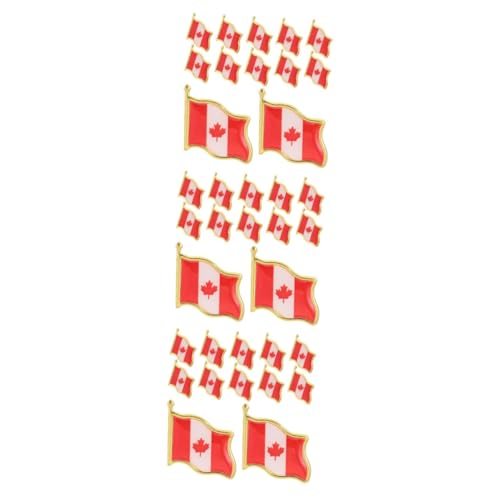 TOPPERFUN 3 Sätze Flagge Brosche Anstecker Nationalflagge Pin Für Kleidung Souvenir Und Partydekoration Für Feiern Und 25 Stück * 3 von TOPPERFUN