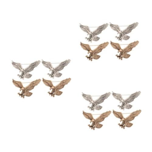 TOPPERFUN 3 Sätze Teiliges Vintage Eagle Brosche Robuste Anstecknadel Für Kleidung Anzüge Schals Elegantes Design in Antik Silber Und Gold Für Und Besondere Anlässe 4 Stück * 3 TOPPERFUN 3 Sätze Teiliges Vintage Eagle Brosche Robuste Anstecknadel Für Kleidung Anzüge Schals Elegantes Design in Antik Silber Und Gold Für Und Besondere Anlässe 4 Stück * 3 von TOPPERFUN