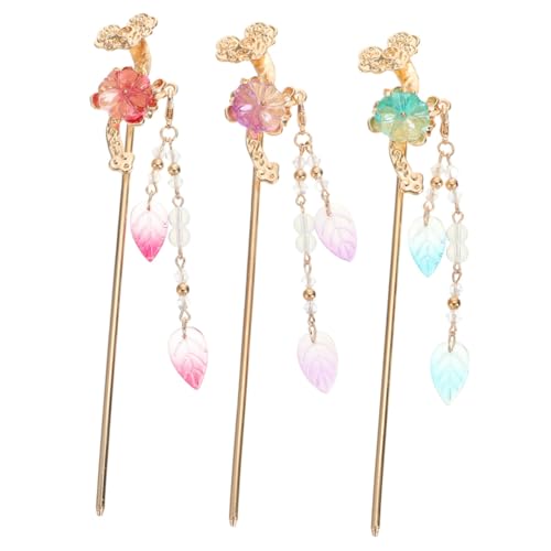 TOPPERFUN 3 Stück Antike Chinesische Haarnadeln Mit Quaste Für Frauen Vintage Haarstäbe Hochzeits Haarschmuck Blumen Design Langes Haar Zubehör in Violett Rot Und Blau TOPPERFUN 3 Stück Antike Chinesische Haarnadeln Mit Quaste Für Frauen Vintage Haarstäbe Hochzeits Haarschmuck Blumen Design Langes Haar Zubehör in Violett Rot Und Blau von TOPPERFUN