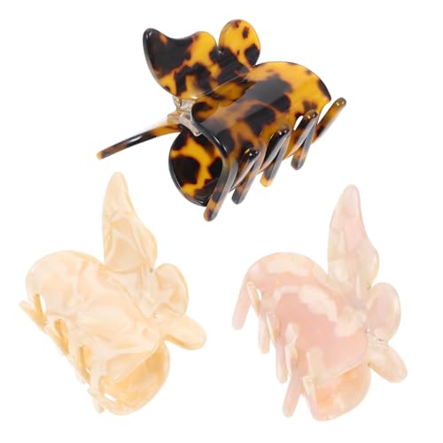 TOPPERFUN 3 Stück Kreative Geometrische Haarklammern aus Robustem Material Modische Haarspangen für Frauen Stilvolles Haarschmuck accessoire für Alltag und Party Passend für Zufällige Farbe von TOPPERFUN