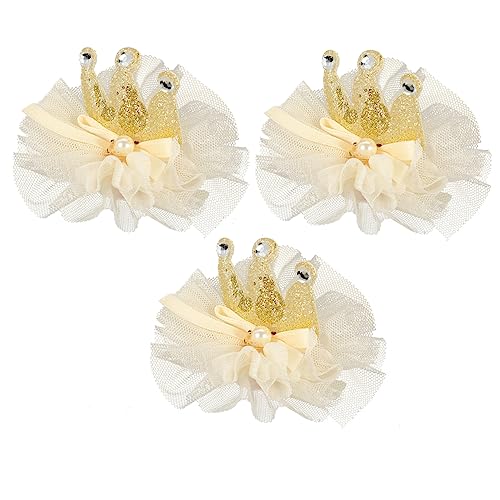 TOPPERFUN 3stücke Mädchen Krone Haarnadel Haarspange Haaraccessoires Für Geburtstag Weihnachten Festival von TOPPERFUN