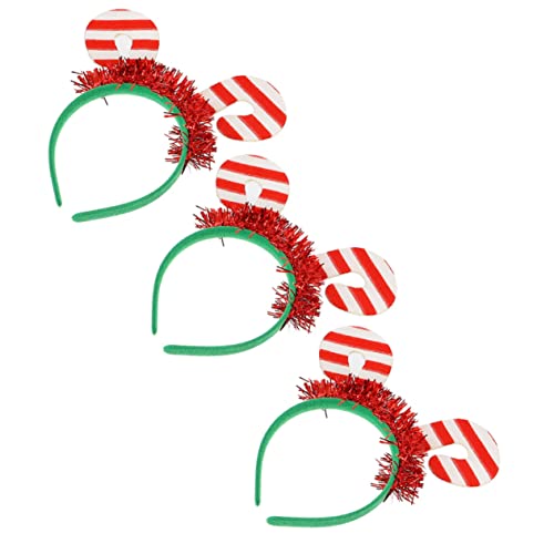 TOPPERFUN 3 Stück Weihnachts Haarbänder für Mädchen Dekorative Cosplay Stirnbänder für Partys Fotos und Festliche Anlässe von TOPPERFUN
