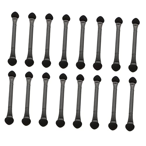 TOPPERFUN 30 Stück Dual Ended Lidschatten Applikatoren Makeup Pinsel für Augen Makeup für Vielseitig Einsetzbar für Lidschatten Eyeliner und Mehr von TOPPERFUN