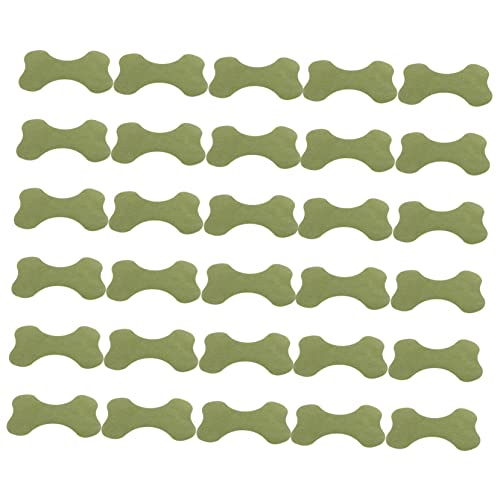 TOPPERFUN 30blätter Haushalts-moxa-aufkleber Tragbare Moxa-pflaster Kleine Beifuß-aufkleber Zufällige Farbe von TOPPERFUN