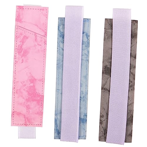 TOPPERFUN 3stücke Elastische Stifteetui Mit Gummiband Stifthalter Für Notizbuch Leder Stifttasche Zum Verschenken Schutz Und Lagerung Von Stiften von TOPPERFUN