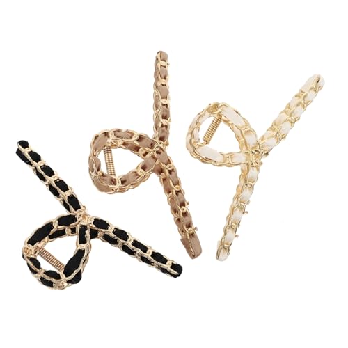 TOPPERFUN 3stücke Metall Haarspangen Pferdeschwanzspangen Mit Zähnen Für Frauen Haarklammern Frisurenspangen Für Sport Zuhause Und Friseur TOPPERFUN 3stücke Metall Haarspangen Pferdeschwanzspangen Mit Zähnen Für Frauen Haarklammern Frisurenspangen Für Sport Zuhause Und Friseur von TOPPERFUN