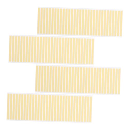 TOPPERFUN 4blätter Uhrreparaturwerkzeugset Mit Uhrenzifferblattband Doppelseitige Klebeaufkleber Für Uhrenwerkreparaturen Selbstklebende Aufkleber Für Zifferblattbefestigung DIY-zubehör von TOPPERFUN