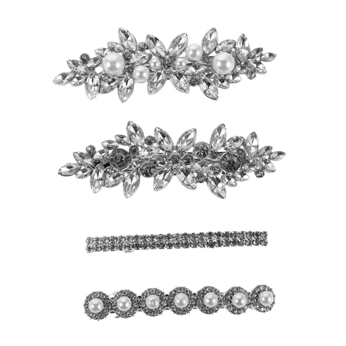 TOPPERFUN 4 Haarspangen Glitzernde Haarspangen Mit Juwelen Für Frauen Haarspange Mit Strasssteinen Strass Clips Für Haare Strass TOPPERFUN 4 Haarspangen Glitzernde Haarspangen Mit Juwelen Für Frauen Haarspange Mit Strasssteinen Strass Clips Für Haare Strass von TOPPERFUN