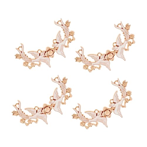 TOPPERFUN 4paare Retro Cardigan Clip Metall Kragen Verschluss Cape Umhang Clip Chinesischen Schal Kragen Zinklegierungsmaterial von TOPPERFUN