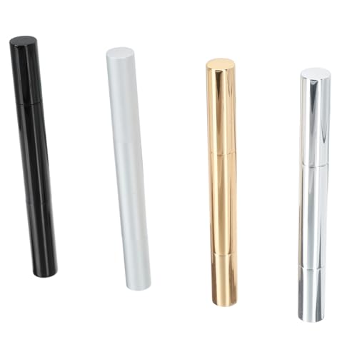 TOPPERFUN 4Stücke Leere Eyeliner Flüssigkeitstuben Tragbare Nachfüllbare Makeup Tuben Kunststoff Flexibel für Eyeliner Concealer und Lippenpflege Reisebehälter für Kosmetik von TOPPERFUN