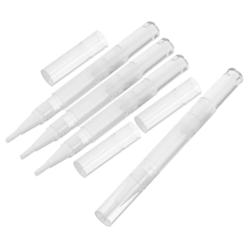 TOPPERFUN 4 Stück Leere Nagelöl Stifte Multifunktionale Kosmetische Behälter für Maniküre und Lipgloss Drehstift für Frauen von TOPPERFUN