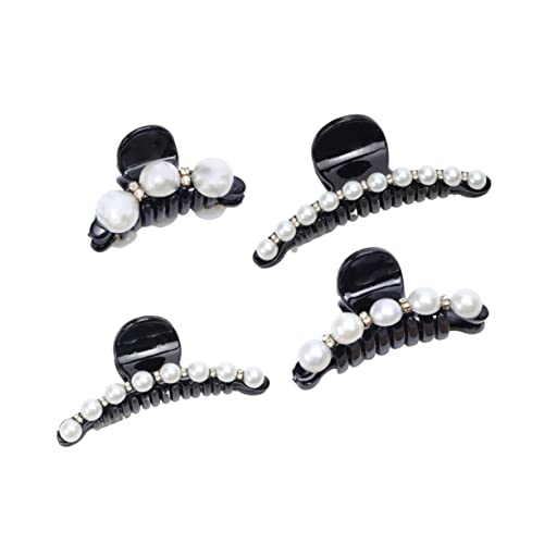 TOPPERFUN 4 Stück Perlen Haarklammern Xl Starker für Dickes und Dünnes Haar als Haarclips oder Haaraccessoires für und Mädchen zum Dekorieren von TOPPERFUN