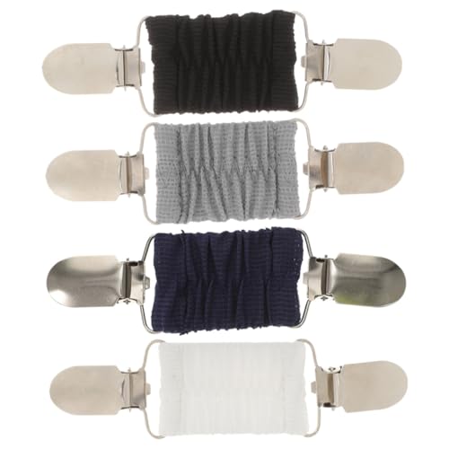 TOPPERFUN 4 Stück Teiliges Damen Pullover Clips Klammern für Cardigans Schals und Kleider Elastische und Clips von TOPPERFUN