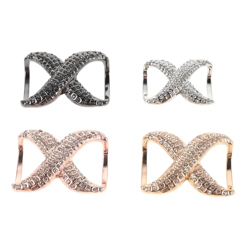 TOPPERFUN 4 Teiliger Schalschnallen Clip Eleganter Schalring Mit Strass Schleife Für Damen – Modische Schal Clip Dekoration – Multifunktionaler Schalhalter Für Den Täglichen Gebrauch TOPPERFUN 4 Teiliger Schalschnallen Clip Eleganter Schalring Mit Strass Schleife Für Damen – Modische Schal Clip Dekoration – Multifunktionaler Schalhalter Für Den Täglichen Gebrauch von TOPPERFUN