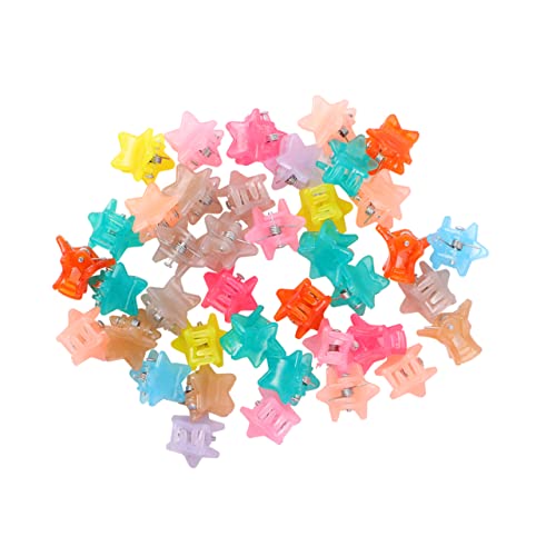 TOPPERFUN 40 Stück Kleiner Haarklammern Für Babys Rutschfeste Haarnadeln in Sternform Leicht Und Langlebig Haarstyling Zubehör Für Mädchen von TOPPERFUN