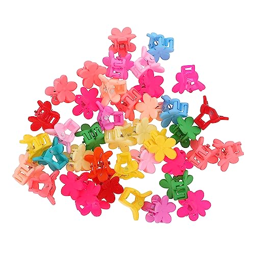 TOPPERFUN 40stücke Junge Mädchen Mädchen Blumen Haarspangen Haarclips Blume Haarklammern Kieferclips Haarornament Dekoration von TOPPERFUN
