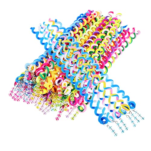 TOPPERFUN 42stücke Spiral-haarflechtband Für Mädchen Bunte Haar Twist Werkzeuge Haarschmuck Für Zöpfe Haarflechtzubehör Mit Kunststoffzirkon Haarflechtwerkzeug Für Haartypen von TOPPERFUN