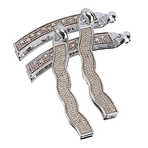 TOPPERFUN 4Stücke Strass Haarklammern für Rutschfeste Bananenclips mit Großem und Kleinem Diamanten Kreativer Haarschmuck für Mädchen Design Langlebig TOPPERFUN 4Stücke Strass Haarklammern für Rutschfeste Bananenclips mit Großem und Kleinem Diamanten Kreativer Haarschmuck für Mädchen Design Langlebig von TOPPERFUN