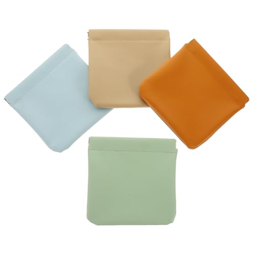 TOPPERFUN 4stücke Kosmetiktasche Für Damen Tragbare Make-up-Tasche Mit Spiegel Kleine Lippenstift-etui Reise-schminktasche Aus Praktisch Für Täglichen Gebrauch von TOPPERFUN