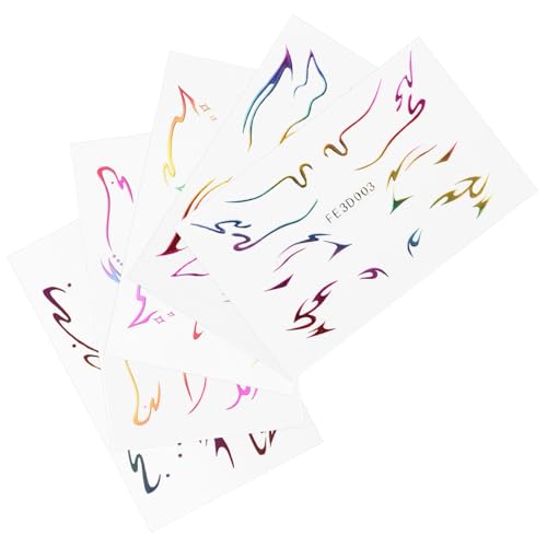 TOPPERFUN 5 Blätter Temporäre Augen tattoos Selbstklebend Wasserfeste Eyeliner Aufkleber Schmetterlings Lidschatten designs Langlebige Make up Sticker für Bühne und Alltag Einfach von TOPPERFUN