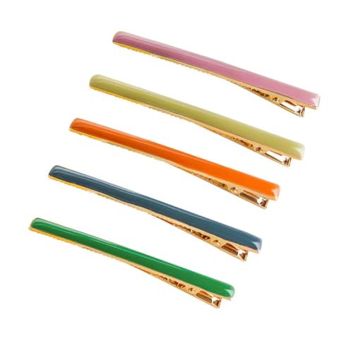 TOPPERFUN 5stücke Teilige Dekorative Haarspangen Aus Legierung Haarnadeln Haarspangen Zubehör Für Damen Und Mädchen in Orange Grün Gelb Und Blau Leicht Zu Tragen Reisen Oder Ausflügen von TOPPERFUN