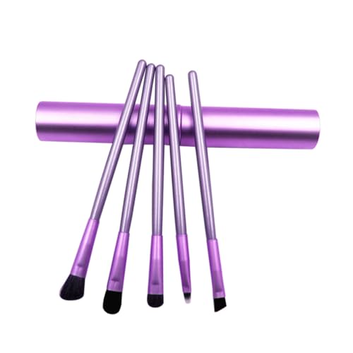 TOPPERFUN 5 Stück Teiliges Lidschattenpinsel Set mit Langem Griff Professionelle Make Up Pinsel für Augen Make Up für und Mädchen von TOPPERFUN