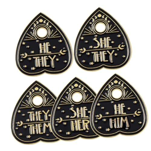 TOPPERFUN 5stücke Herz Brosche Anstecknadel Ästhetische Kragennadel Für Kleidung Hut Anzug Broschen Und Anstecknadeln Für Frauen Kleidungsdekoration Rucksack Brosche von TOPPERFUN