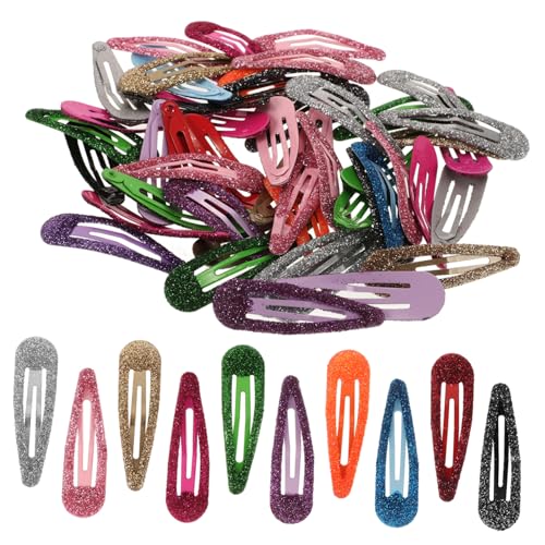 TOPPERFUN 50 Stück Glitzernde Wassertröpfchen Haarklammern Farben Rutschfeste Snap Haarspangen für Damen und Mädchen für und Haarschnitt TOPPERFUN 50 Stück Glitzernde Wassertröpfchen Haarklammern Farben Rutschfeste Snap Haarspangen für Damen und Mädchen für und Haarschnitt von TOPPERFUN