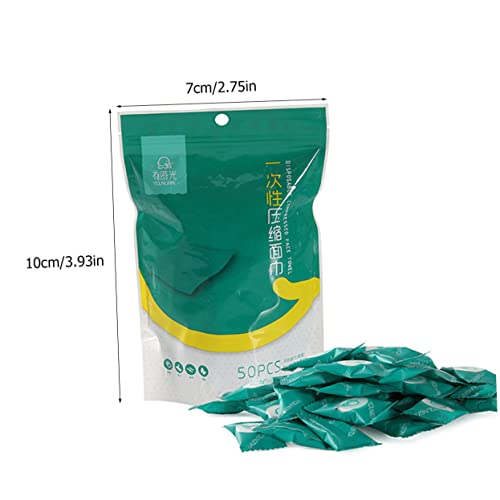 TOPPERFUN 50 Stück Tragbare Komprimierte Einweg handtücher Hautfreundlich Wasserabsorbierend Für Gesicht Körper Reisen Sport von TOPPERFUN