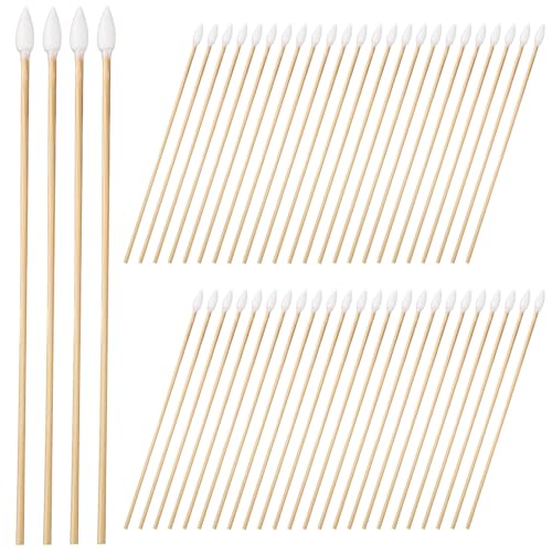 TOPPERFUN 500 Stück Präzisions-wattestäbchen Mit Schmaler Spitze Baumwolle Tupfer Für Make-up Korrektur Reinigungstupfer Für Augen-make-up-entfernung Zur Ohrenschmalz-reinigung von TOPPERFUN