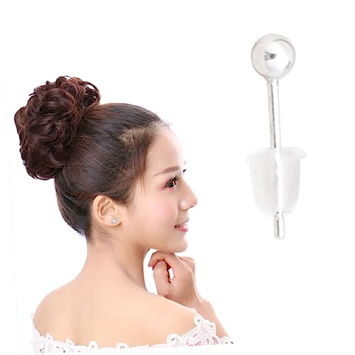 TOPPERFUN 6 Paare Sterling Silber Ohrstecker Set für Damen Runde Kugel Ohrstecker Leicht und Hypoallergen Schmuck Set für Frauen und Mädchen von TOPPERFUN