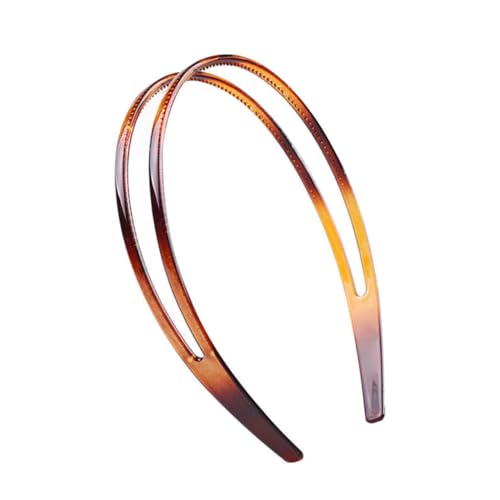 TOPPERFUN 6 Stück Doppelreihiges Rutschfestes Haarband Feine Zähne Modischer Haarreifen für Damen und Mädchen Vielseitiger Haarschmuck für Alltag Party und Besondere Anlässe Langlebiges von TOPPERFUN