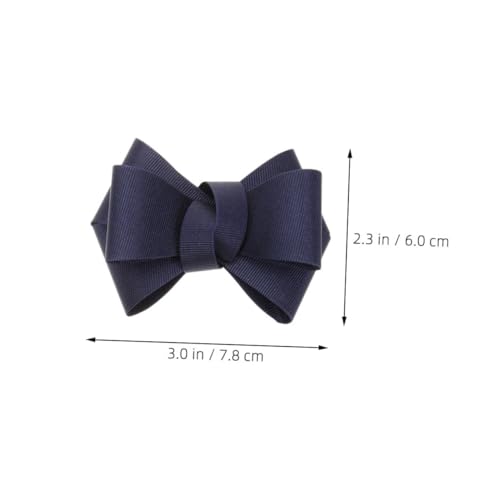 TOPPERFUN 6 Stück Schleifen Schuhclips aus Klassischem Geripptem Stoff Elegante Schuhdekorationen für Damen Vielseitige Accessoires für Hochzeiten Partys und Alltag Stabile Befestigung von TOPPERFUN