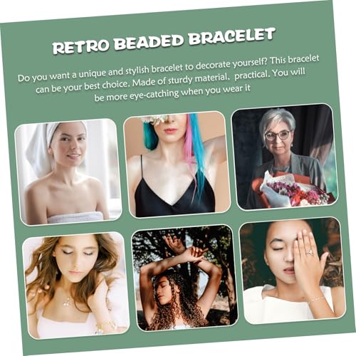 TOPPERFUN 6 Stück Teiliges Boho perlenarmband Damen Stapelbare Dekorative Schmuckstücke im Ethno stil Vielseitig Kombinierbar für Party Alltag und Geschenk von TOPPERFUN