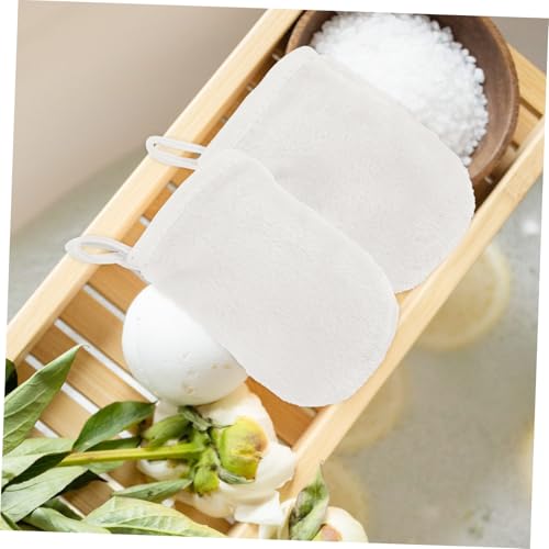 TOPPERFUN 6 Stück Teiliges Mikrofaser gesichtsreinigungshandschuhe für Frauen Sanftes Peeling und Make up entfernung Waschbare Wiederverwendbare Reinigungshandschuhe in Weiß Rosé TOPPERFUN 6 Stück Teiliges Mikrofaser gesichtsreinigungshandschuhe für Frauen Sanftes Peeling und Make up entfernung Waschbare Wiederverwendbare Reinigungshandschuhe in Weiß Rosé von TOPPERFUN