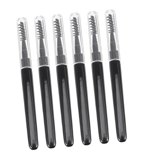 TOPPERFUN 6 Stück Teiliges Wimpernbürsten Schutzkappe Mascara applikator und Augenbrauenbürste Praktische Wimpern Augenbrauenpflege für Natürliches Make up und Präzises Styling von TOPPERFUN
