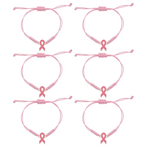 TOPPERFUN 6 Teiliges Handgefertigtes Armband Aus Geflochtenem Seil Für Frauen Verstellbarer Bewusstseinsschmuck Inspirierend Für Gesundheitsbewusste Freunde TOPPERFUN 6 Teiliges Handgefertigtes Armband Aus Geflochtenem Seil Für Frauen Verstellbarer Bewusstseinsschmuck Inspirierend Für Gesundheitsbewusste Freunde von TOPPERFUN