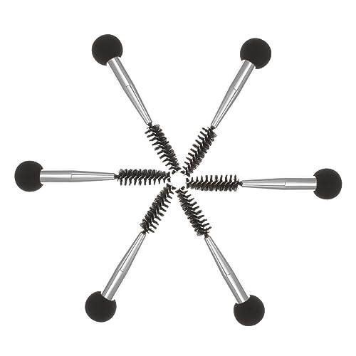 TOPPERFUN 6stücke Augenbrauen Wimpern Mascara Schwamm Make up Pinsel Applikator Für Frauen Doppelkopf Make up Schwamm Mit Stabilen Griffen Für Nahtlose Anwendung Geeignet Für Grundierung von TOPPERFUN