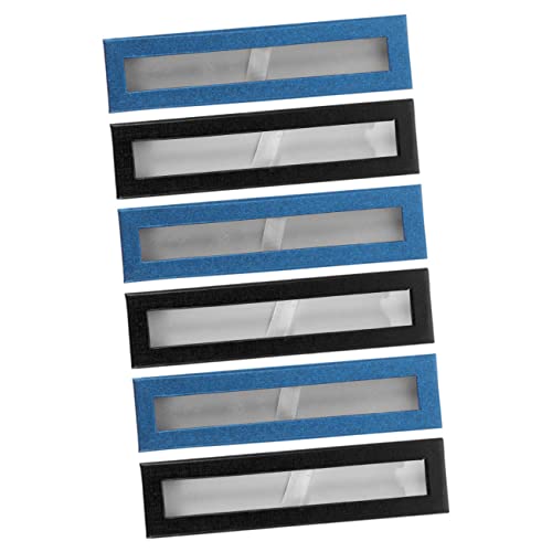 TOPPERFUN Tragbare Stifteboxen Aus Papier 6 Stück Federmäppchen mit Fenster für Kugelschreiber Kompakt Dekorativ TOPPERFUN Tragbare Stifteboxen Aus Papier 6 Stück Federmäppchen mit Fenster für Kugelschreiber Kompakt Dekorativ von TOPPERFUN
