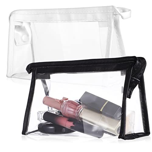 TOPPERFUN 6stücke Transparente Kosmetiktasche Mit Reißverschluss Durchsichtige PVC-aufbewahrungsbeutel Für Reisen Geschäft Zuhause Make-up-Organizer-etuis Reise-aufbewahrungstaschen von TOPPERFUN